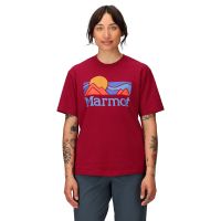 Polera Marmot Mujer Coastal Tee Ss Rojo