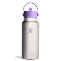 Botella Hydroflask Boca Ancha Y Bombilla 943Ml Violeta V25
