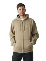 Polerón Marmot Hombre Chest Logo Fullzip Café