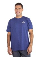 Polera Marmot Hombre Retro Logo Azul V25