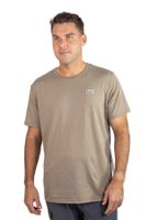 Polera Marmot Hombre Chest Vintage Label Tee Café