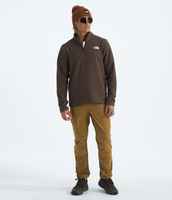 Polar Textured Cap Rock ¼ Zip Hombre Café