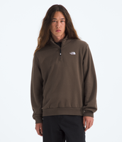 Poleron Evo Simple Dome 1/4 Zip Hombre Café