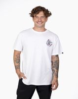 Polera Stoked Hombre Shark Blanco