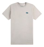 Polera Outdoor Research Lockup Back Logo Gris