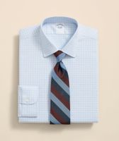 Camisa Brooks Brothers Hombre Ni Supima Dobby Graph Slim Celeste
