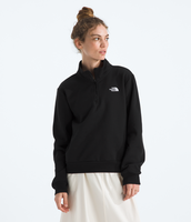 Poleron Evo Simple Dome 1/4 Zip Mujer Negro