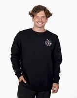 Poleron Stoked Hombre Shark Negro