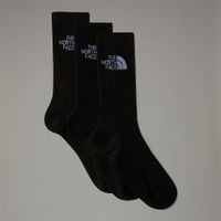Pack 3-Calcetines The North Face Multi Sport Cush Crew Negro.
