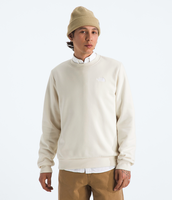 Poleron Evo Simple Dome Crew Hombre Blanco Invierno