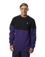 Polerón Stoked Hombre Fishing Negro-Morado