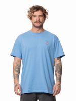 Polera Stoked Hombre Rapanui Azul claro