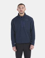 Polar Marmot Hombre Heavyweight Drop Line Printed Half Zip Azul