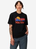 Polera Marmot Mujer Coastal Tee Ss Negro