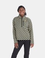 Polar Marmot Mujer W Heavyweight Drop Line Printed Half Zip Verde