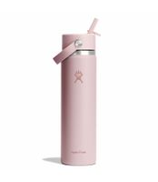 Botella Hydroflask Unisex Boca Ancha Y Bombilla 710Ml Rosado