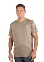 Polera Marmot Hombre Chest Label Tee Café