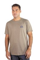 Polera Marmot Hombre Retro Logo Tee Café