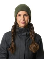 Gorro Kivul Unisex Beanie Waffle Verde con Beige