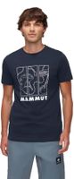 Polera Mammut Hombre Core Gear Azul
