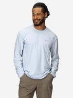 Polera Marmot Hombre Airexchange Upf 50 Crew Ls Blanco