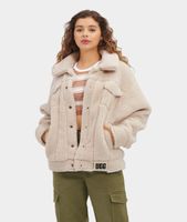 Poleron Ugg Mujer W Frankie Sherpa Trucker Jacket Beige