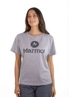 Polera Marmot Mujer Circle Logo Tee Gris