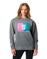 Polerón Stoked Mujer Coral Negro