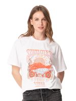 Polera Stoked Mujer Sunshine Blanco