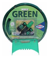 Manguera Pvc Malla 1/2'' 20 Mts Con Kit Completo Verde Dvp