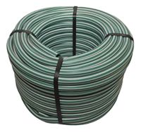 Manguera Pvc Bicolor Tradicional 50mts 3/4 Pulgadas Dvp Color Verde Oscuro