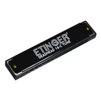 ARMONICA 16 NOTAS C - DO ""DEADHEAD"" NEGRA ETINGER