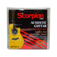 SET DE CUERDAS PARA GUITARRA ACÚSTICA MOD.SAA-70 SCORPION