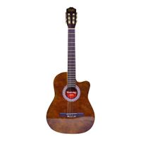 GUITARRA CUTAWAY 39"" CUERDA NYLON CAFÉ MOD.SCG-030DB SCORPION
