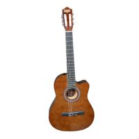 GUITARRA CUTAWAY 39"" CAFÉ CUERDA NYLON ZARAGOZA