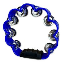 PANDERO PLASTICO EN FORMA DE FLOR - COLORES RMX