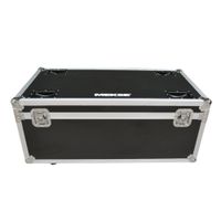 CASE RACK DE MADERA CON RUEDAS NEGRO 1050x560x520 CW 100 MEKSE