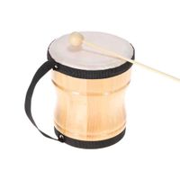 TAMBOR DE MADERA INFANTIL CON MAZO MOD.KD-6