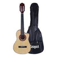 GUITARRA CUTAWAY 34"" NATURAL ZAR-34CUT ZARAGOZA