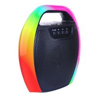Parlante Portatil Negro Pulgadas Bluetooth/mp3/fm/led