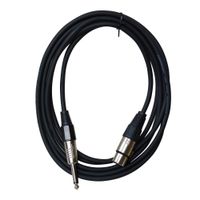 CABLE MICROFONO DESBALANCEADO P63-XLR H 10MTS CARVERPRO