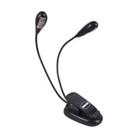 LAMPARA DOBLE 4 LEDS PARA ATRIL PARTITURA MKLED 445 MEKSE