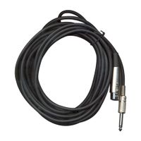 CABLE MICROFONO A3F-PLUG 6,3MM 20FT-6MTS MC-84 MEKSE