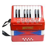 ACORDEON NIÑO 8 BAJOS ROJA MT-3020 MEISTEHAFT