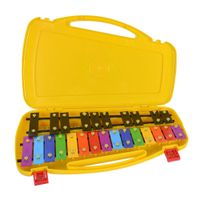 METALOFONO CROMÁTICO 25 NOTAS PBL COLOR - AMARILLO RMX