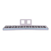 PIANO DIGITAL PORTATIL PLEGABLE 88 NOTAS BLANCO COXX FOLD
