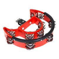 PANDERO ROJO DOBLE PARA BATERIA MOD.PDB-60R RMX