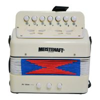 ACORDEON NIÑO 2 BAJOS BLANCA MT-2018 MEISTEHAFT