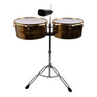 TIMBALETA 13 14 DORADA INCLUYE CENCERRO Y ATRIL XRD 1314GD RMX