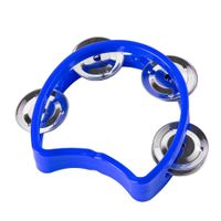 PANDERO 4"" PLÁSTICO AZUL MOD.CJ-4-BL HONDO